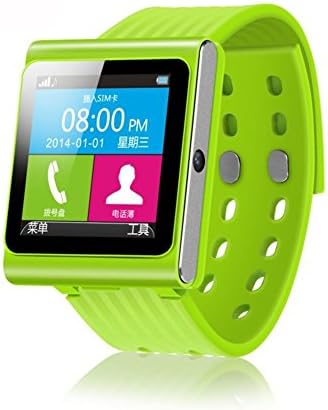 CatBee"Gear" series Male & Female smart wristwatch phone Premium Sports Touch Screen Bluetooth Smart Watch phone for android phones fitness tracker pedometer recording/Alarm/Kcal for Android Samsung S5,S4,S3,S2,Note 3,Note 2# D6 (Green)