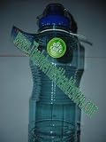 New Wave 1 Liter Glacier Blue Eastar BPA Free Water Bottle