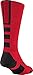 Twin City Baseline 2.0 Sports Sock, Scarlet/Black, MD 