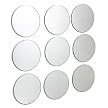 Self Adhesive Floating Mirrors Set of 9