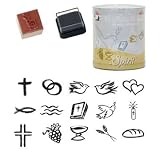 Eigenschaften Creativ Discount / Creativ Discount - Stempel-Set ´Spirit´, 15 Motivstempel + Stempelkissen
