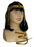 Cleopatra Fancy Dress Costume Wig, Headdress, Bracelet