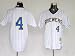 Paul Molitor #4 Milwaukee Brewers Replica 1982 Home Jersey Size 50 (Large)