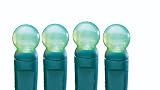 GKI Bethlehem Lighting 35-Light Pearlized G12 LED Light Set, Green Bulbs, Green Wire