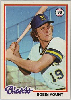 1978 Topps # 173 Robin Yount Milwaukee Brewers Baseball Card
