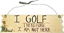 Longridge Novelty Golf Sign