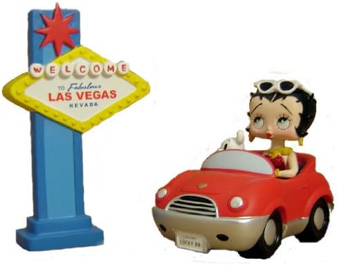 Betty Boop Bobber Figurine by Vandor Lyon Company - Las Vegas and Car