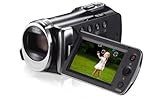 Samsung HMX-F90 HD-Camcorder (52-fach opt. Zoom, 6,9 cm (2,7 Zoll) LCD-Display, HD-Ready) schwarz