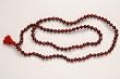 Rosewood Full Mala Red Sandal Wood Yoga Meditation Mala (108+1) Prayer Beads