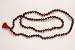 For Headache, Heart Diseases and Right Eye Defect - Full Mala Red Sandal Wood Yoga Meditation Mala (108+1) Prayer Beads
