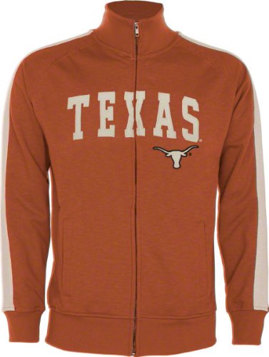 Texas Longhorns Orange Pinnacle Slub French Terry Track Jacket