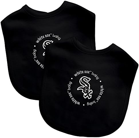 Baby Fanatic Team Color Bibs, Chicago White Sox, 2-Count, One Size (CWS62002)