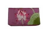 Handbag Heaven Coral Pink Silk, Embroidered Purse or Clutch