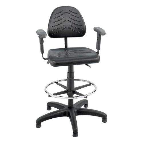 Safco 5113 - TaskMaster Deluxe WorkBench Chair, Black