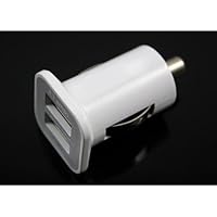 SODIAL(TM) 3.1A Dual USB Car Charger Adapter for iPad iPad2 iPhone iPod