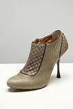 Just Cavalli Brown Leather Bootie