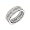 Eve's Addiction Love Conquers All Stainless Steel Poesy Ring, 11