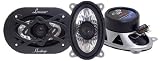 Lanzar One Pair 4''x 6'' Two-Way Coaxial Speaker System - HR46.2