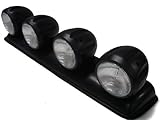 Roof Top Off-Road Light Bar with 4 lights for 4x4 Jeep Plow Truck Driving Tractor Combine Picker Golf Cart Rhinos Fog Baja Sandrail