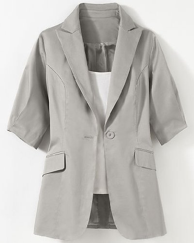 Newport News Short-sleeve blazer
