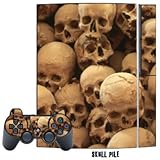 Playstation 3 Skin - System Console Skin and two PS3 Controller Skins - Skull Pile