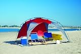 Lightspeed® Quick Canopy - Red (with detachable side wall)