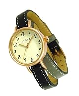 Dopio Women's Black/Grey Wrap Leather Watch by TOKYObay
