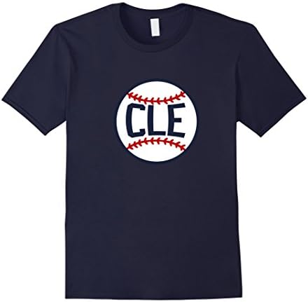 CLE Baseball Cleveland T Shirt Tribe Indians - Male XL - Navy