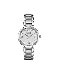 Citizen Womens EO1110-53A Marne Signature Eco-Drive Diamond Dial Watch