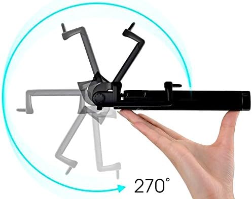 Mini Selfie Stick, German Shepherd, White cat, Black bracket, Ryloon (Tm), Wired version with adjustable folding bracket for Iphone 6, 6 plus, Iphone 5s, 5, 4, 4s, Samsung Galaxy s6,s5, Androids