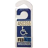 Handicap Placard Hanger by DBROTH
