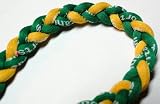 20 Green/Yellow Titanium Sport Tornado Baseball/Softball Necklace