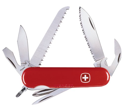 Wenger 16444 Serrated Backpacker Swiss Army 3-1/4-Inch Knife