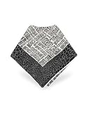 Roberto Cavalli - Roberto Cavalli Signature Giraffe Frame Animal Printed Silk Bandana Black