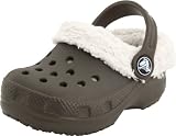 Crocs Littles Mammoth Fuzzy Clog (Infant/Toddler),Chocolate,4-5 M US Toddler