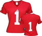 Nebraska Cornhuskers Women's -No. 1- Replica Football Jersey