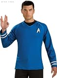 Star Trek Movie Grand Heritage Spock Blue Shirt Costume Adult Medium