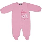 NFL Team Newborn Baby Gerber Snap Front Sleep 'N Play Sleepers (3-6 Months, Pink Pittsburgh Steelers)