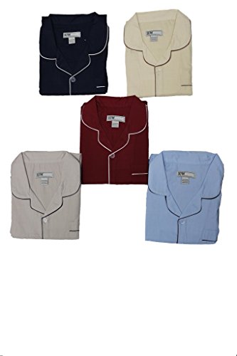 Ten West mens cotton short sleeve long leg pajamas