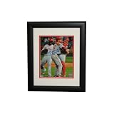Roy Halladay Framed Autographed/Hand Signed 8x10 Photo - Perfect Game Philadelphia Phillies Inscribe