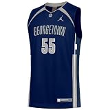 Nike - Nike Jordan Georgetown Hoyas #55 Navy Blue Twilled Basketball Jersey