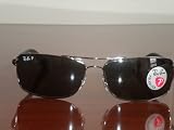 NEW RAY BAN RB3465 GUNMETAL POLARIZED CRYSTAL GREEN 004 58 61MM SUNGLASSES
