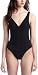 Profile by Gottex Women's Retro Chic Center Shirred Mio One Piece Swimsuit,Black,6