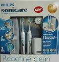 Philips Sonicare FlexCare Rechargeable Sonic Toothbrush, 2 Handles pack
