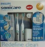 Philips Sonicare FlexCare Rechargeable Sonic Toothbrush, 2 Handles pack