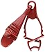 Ergodyne Squids 3400 Glove Clip Holder with Dual Clips, Red, 1 Count (Pack of 1)