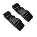 Explore Land Heavy Duty Polyester Luggage Strap Adjustable Suitcase Travel Belt (1-Pack Black)