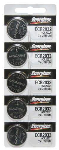 CR2032 Energizer Lithium Batteries (1 pack of 5)