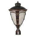 3 Light Medium Post Lantern - Caramel Malt Finish (10")