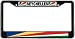 Seychelles Flag Black License Plate Frame Metal Holder